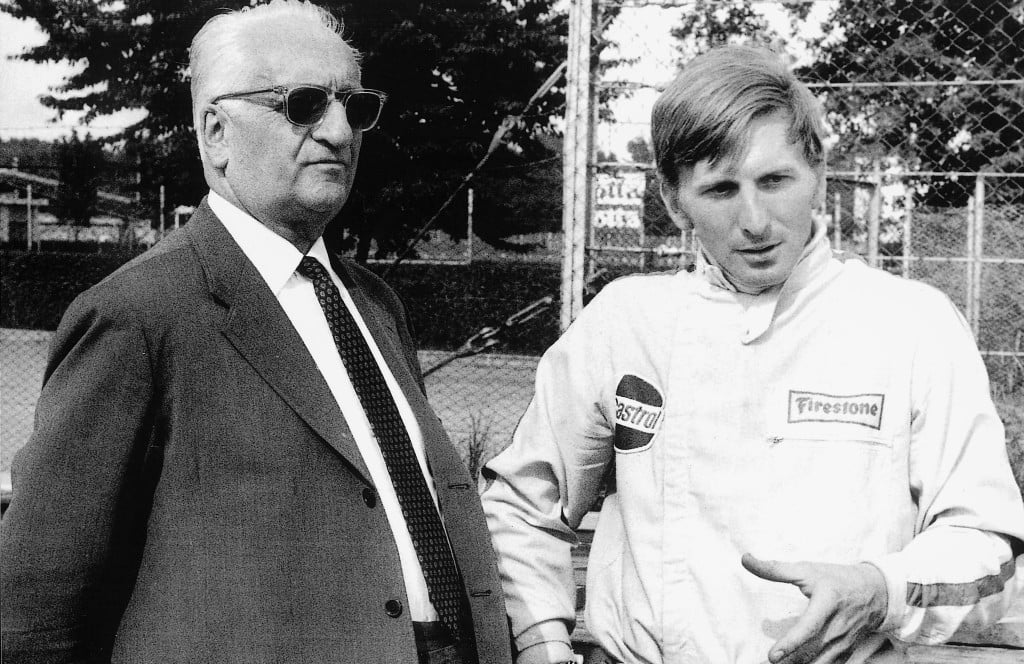 With Enzo Ferrari