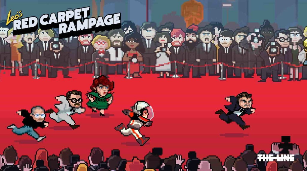 leo's red carpet rampage.
