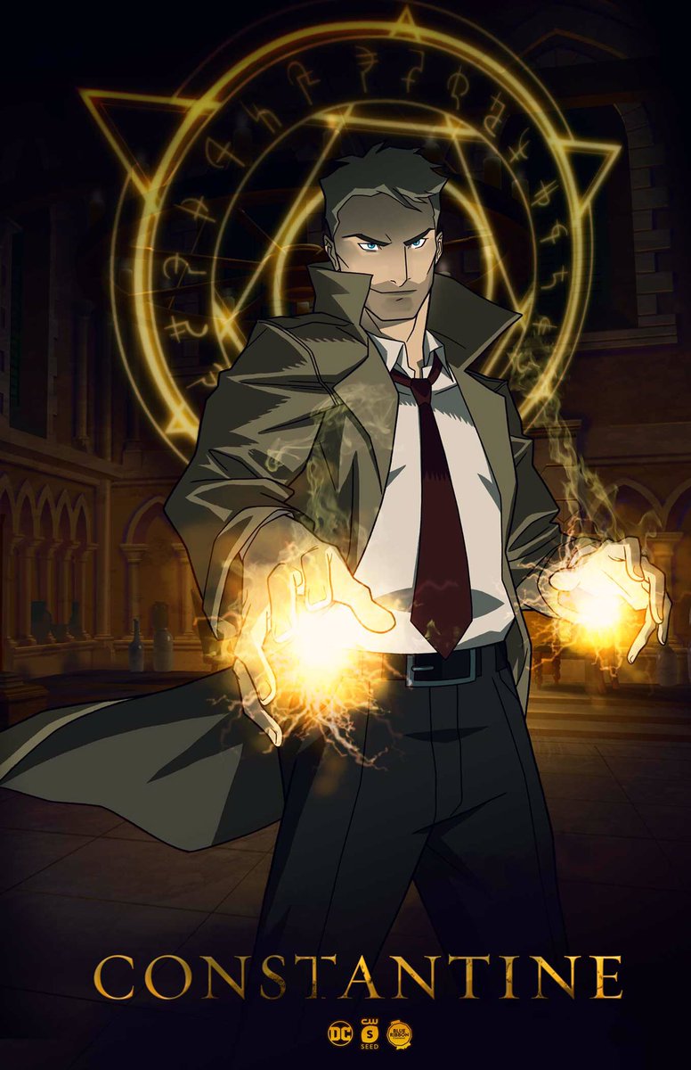 Poster da série animada "Constantine".