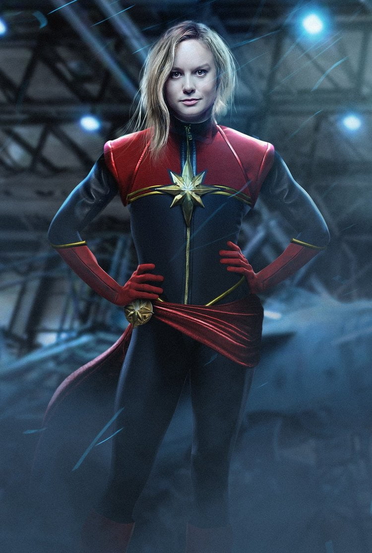 Fotografia publicada há alguns meses com a aparência que Brie Larson poderá ter como Captain Marvel