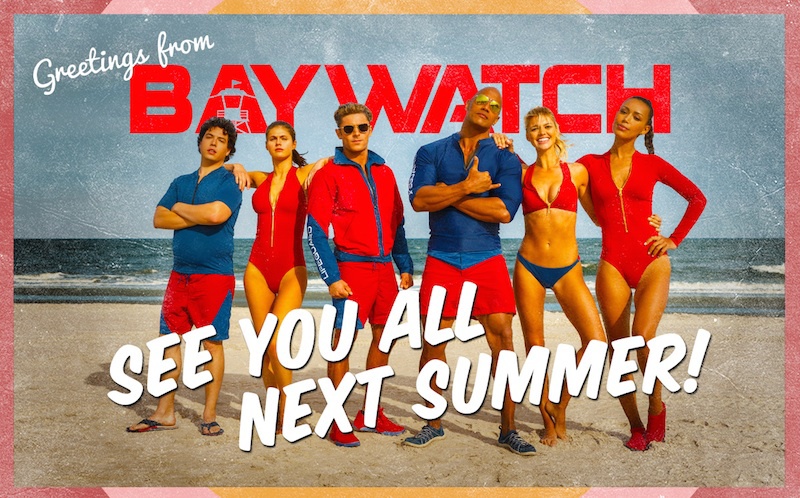 Cartaz do filme "Baywatch" (2017)