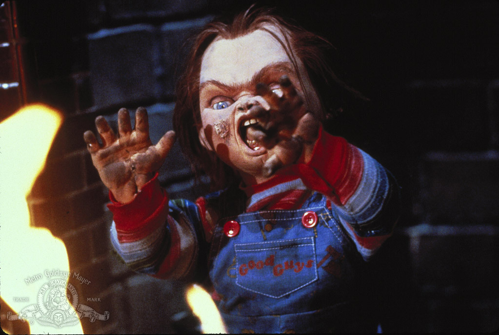 Chucky no primeiro filme da saga "Chucky, o Boneco Diabólico" ou "Child's Play" - título original.